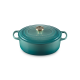 Cast Iron Oval Casserole 29cm - Bleu Riviera - Le Creuset LE CREUSET LC21178290994450