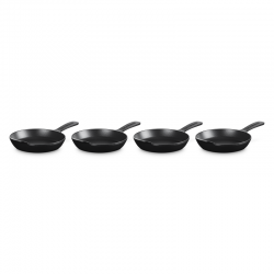 Set de 4 Mini Sartenes Skillet 16cm - Gourmand Negro - Le Creuset LE CREUSET LC20505160000425