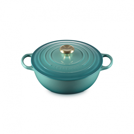 Caçarola Marmita Gourmet 26cm Bleu Riviera - Signature - Le Creuset LE CREUSET LC21114260990450