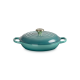 Cast Iron Shallow Casserole 26cm - Bleu Riviera - Le Creuset LE CREUSET LC21180260994450