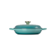 Cast Iron Shallow Casserole 26cm - Bleu Riviera - Le Creuset LE CREUSET LC21180260994450