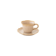 Terracotta Coffee Cup with Saucer - Fleuri Terracotta - Easy Life EASY LIFE ELR3076FLRT