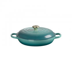 Cast Iron Shallow Casserole 28cm - Bleu Riviera - Le Creuset LE CREUSET LC21180280994450