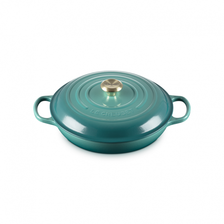 Caçarola Baixa Ferro Fundido 30cm - Bleu Riviera - Le Creuset LE CREUSET LC21180300994450