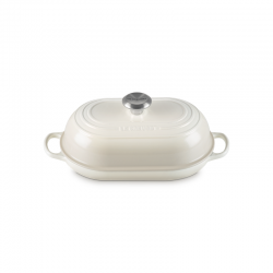 Oval Bread Cocotte 29cm Meringue - Signature - Le Creuset LE CREUSET LC21302297160430