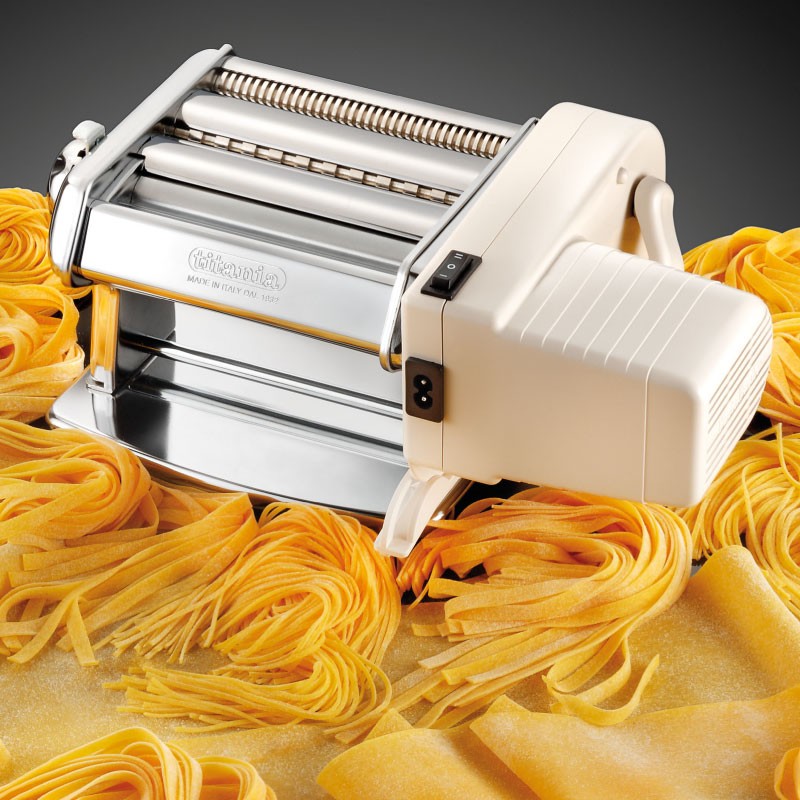 Electric Pasta Machine With Double Cutter 150 mm Titania Electric