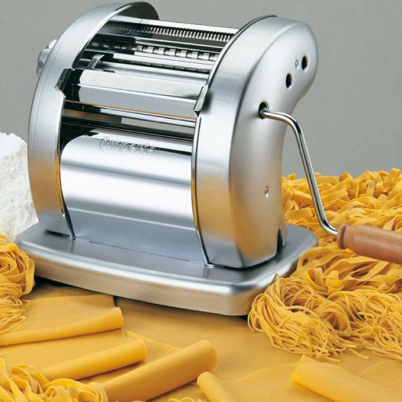 Manual Pasta Machine 150mm - Pasta Presto Silver - Imperia
