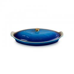 Fuente Ovalada para Pescado con Tapa 34cm Azure - Heritage - Le Creuset LE CREUSET LC81065602200350