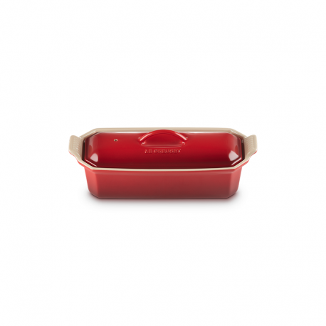 1,1L Stoneware Terrine with Press Cerise - Heritage - Le Creuset LE CREUSET LC82013100600009