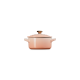 Mini Cocotte Pêche con Pomo Corazón Dorado - L'Amour - Le Creuset LE CREUSET LC81901104230303