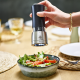 Electric Salt and Pepper Mill Set 16cm - Daman Black - Peugeot Saveurs PEUGEOT SAVEURS PG2/4317900