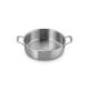 Caçarola Baixa com Tampa 26cm 3-Ply - Essential Inox - Le Creuset LE CREUSET LC53077260010000