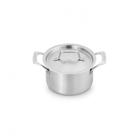 Panela Alta com Tampa 18cm 3-Ply - Essential Inox - Le Creuset LE CREUSET LC53087180010000