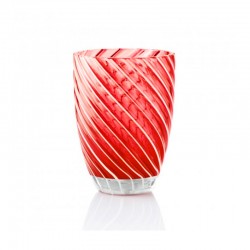Juego 6 Vasos Tumbler 380ml Rojo - Vertigo Rojo Y Blanco - Italesse