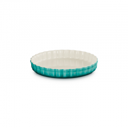 Stoneware Fluted Flan Dish 28cm - Bleu Riviera - Le Creuset LE CREUSET LC71120280990001