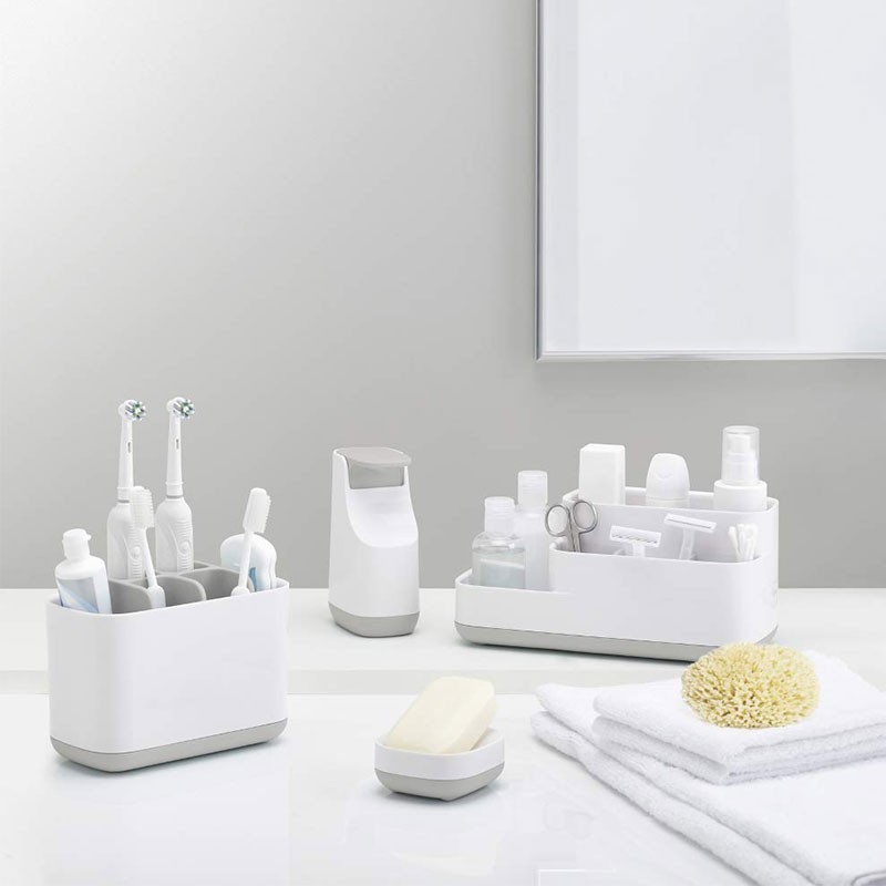 joseph joseph toothbrush caddy grey