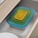 Set of 4 Glass Storage Containers - Nest Glass Transparent - Joseph Joseph JOSEPH JOSEPH JJ81060