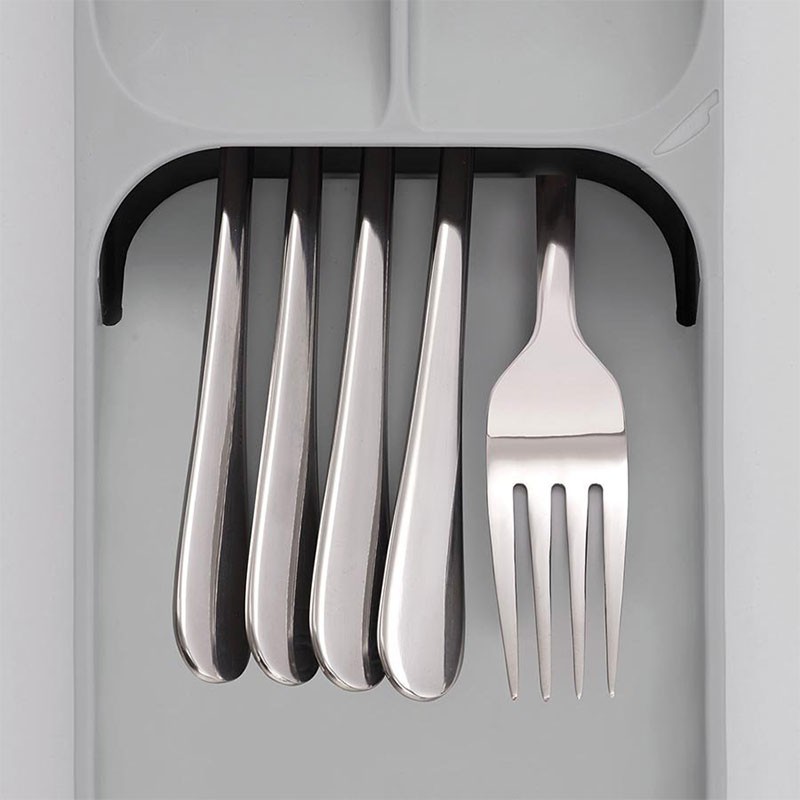 Cutlery Organizer Grey DrawerStore Joseph Joseph