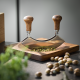 Chopping Knife with Cutting Board - Yuma Steel And Wood - Gefu GEFU GF12631
