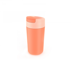 Travel Mug with Flip-Top Cap 454ml Coral - Sipp - Joseph Joseph JOSEPH JOSEPH JJ81131