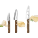 Conjunto de 3 Facas para Queijo - Cavina Madeira - Gefu GEFU GF13858