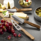 Conjunto de 3 Facas para Queijo - Cavina Madeira - Gefu GEFU GF13858