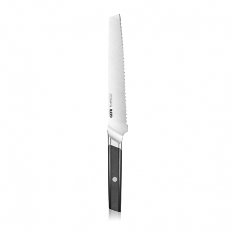 Cuchillo para Pan Hoja Dentada 20cm - Acuro Negro - Gefu GEFU GF14020