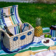 Picnic Basket for 2 People White - Wd Lifestyle WD LIFESTYLE WD731