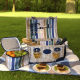 Picnic Basket for 2 People White - Wd Lifestyle WD LIFESTYLE WD731