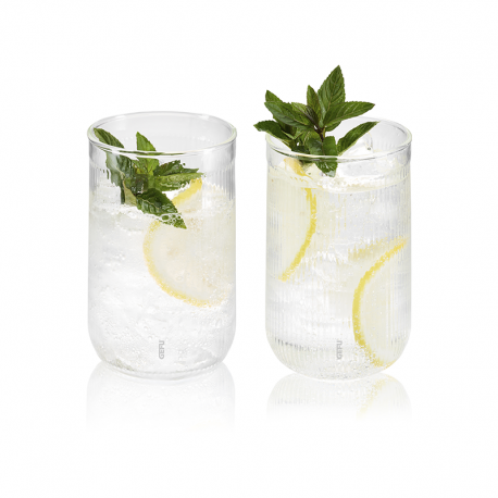 Conjunto de 2 Copos de Água 330ml - Linoa Transparente - Gefu GEFU GF16610
