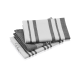 Conjunto de 3 Panos de Cozinha - Swift Cinza E Branco - Gefu GEFU GF29267