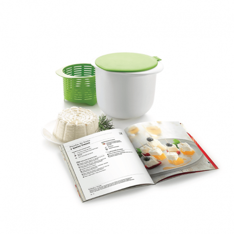 Kit Cheese Maker+Spanish Cookbook White And Green - Lekue LEKUE LK0220100V06M600