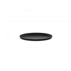 Bandeja Redonda Negro 23cm - Pleats - Alessi ALESSI ALESJK02/23B