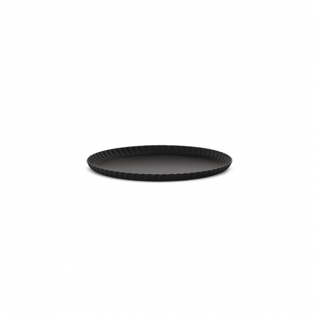 Tabuleiro Redondo 23cm Preto - Pleats - Alessi ALESSI ALESJK02/23B