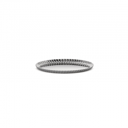 23cm Round Stainless Steel Tray - Pleats - Alessi ALESSI ALESJK02/23
