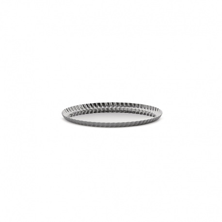 23cm Round Stainless Steel Tray - Pleats - Alessi ALESSI ALESJK02/23