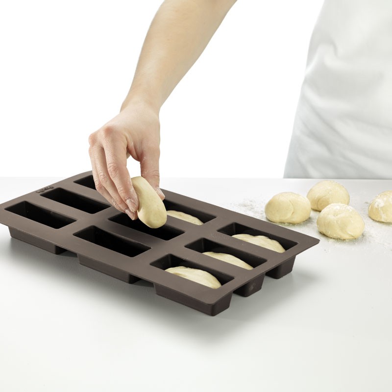 Mini Loaf Bread Mould 9Cav Brown Lekue