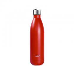 750ml Mat Red Thermal Bottle - WD474 - Wd Lifestyle WD LIFESTYLE WD474MAT