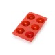 6 Mini Savarin Cake Mould Red - Lekue LEKUE LK0621806R01M022