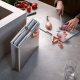 4-Piece Chopping Board Set with Case - Folio Steel Stone - Joseph Joseph JOSEPH JOSEPH JJ1000072
