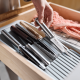 2-Tier Compact Knife Organiser - Drawerstore Stone - Joseph Joseph JOSEPH JOSEPH JJ8500013