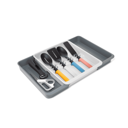 Expandable Utensil and Kitchen Accessories Organiser - DrawerStore Stone - Joseph Joseph