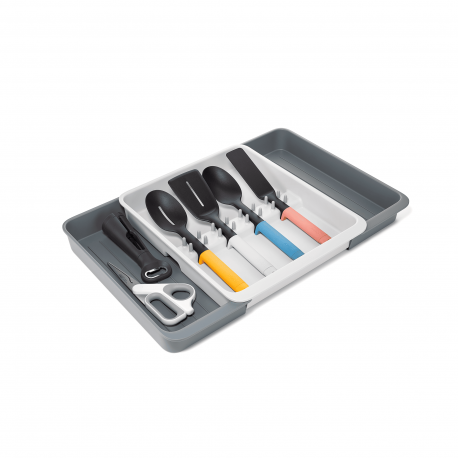 Expandable Utensil and Kitchen Accessories Organiser - DrawerStore Stone - Joseph Joseph JOSEPH JOSEPH JJ8500017