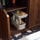 2-Tier Cupboard Organiser with Wheels - CupboardStore Stone - Joseph Joseph JOSEPH JOSEPH JJ8500001
