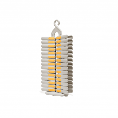 Conjunto 30 Molas para Roupa com Suporte - PegStore Pedra - Joseph Joseph JOSEPH JOSEPH JJ5000013