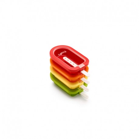 Kit Stackable Popsicles Moulds (4Un) Green, Yellow, Orange And Red - Lekue LEKUE LK3400223S01U150