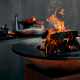 Wood-Fired Barbecue - 75 Corten Brown - Ofyr OFYR OB1C75