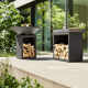 Classic+ Storage Black 100 Wood-Fired Grill - Ofyr OFYR OC3B100