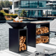 Barbacoa de Leña Classic+ Storage Negro 85 - Ofyr OFYR OC3B85