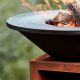 Barbecue a Lenha Classic+ Storage Corten 85 Castanho - Ofyr OFYR OC3C85